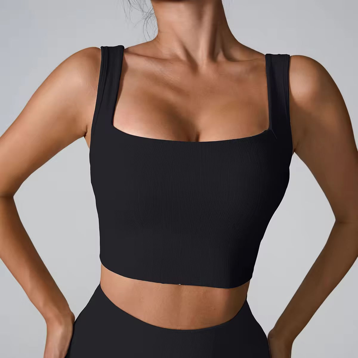 Back Cut-Out Sports Yoga Vest