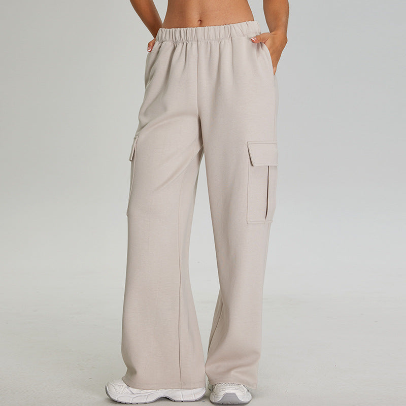 High-Waisted Cargo Pants