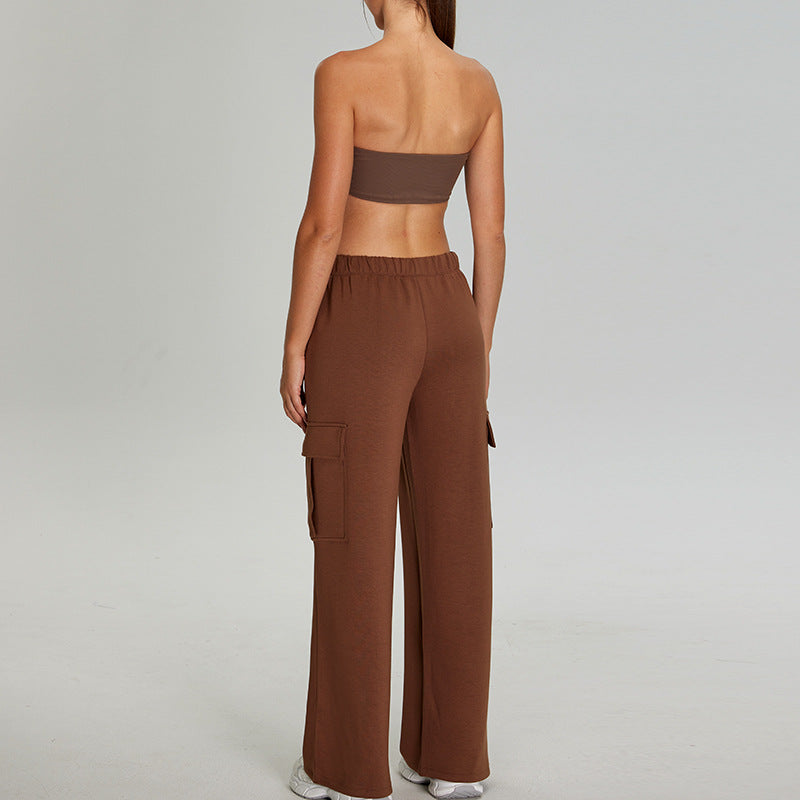 High-Waisted Cargo Pants