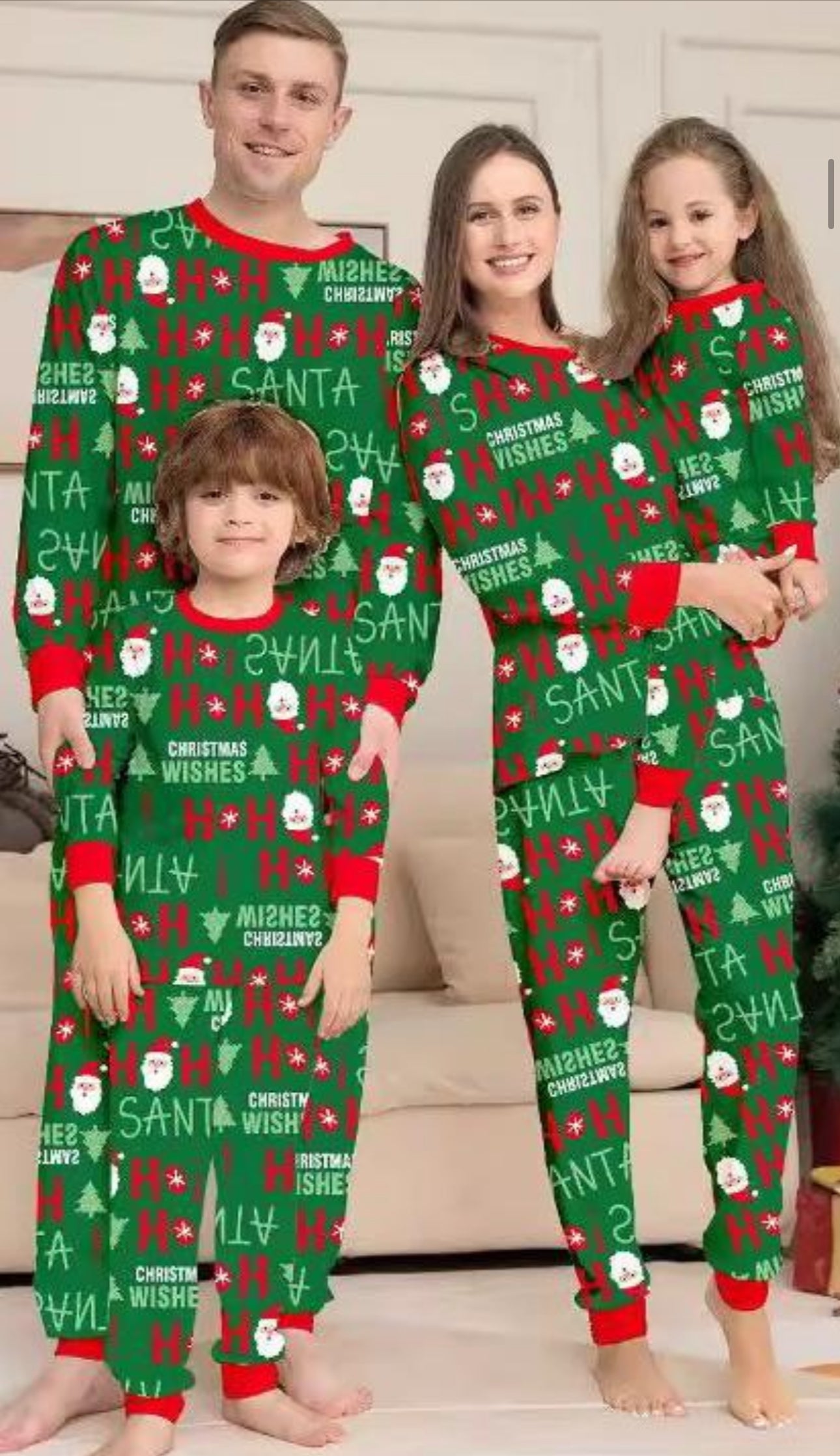 Matching Christmas Wishes Cozy and Festive Christmas Pajamas for the Whole Family