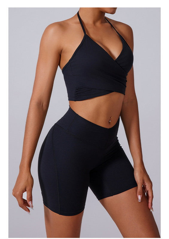 Halter Wrap Sports Top