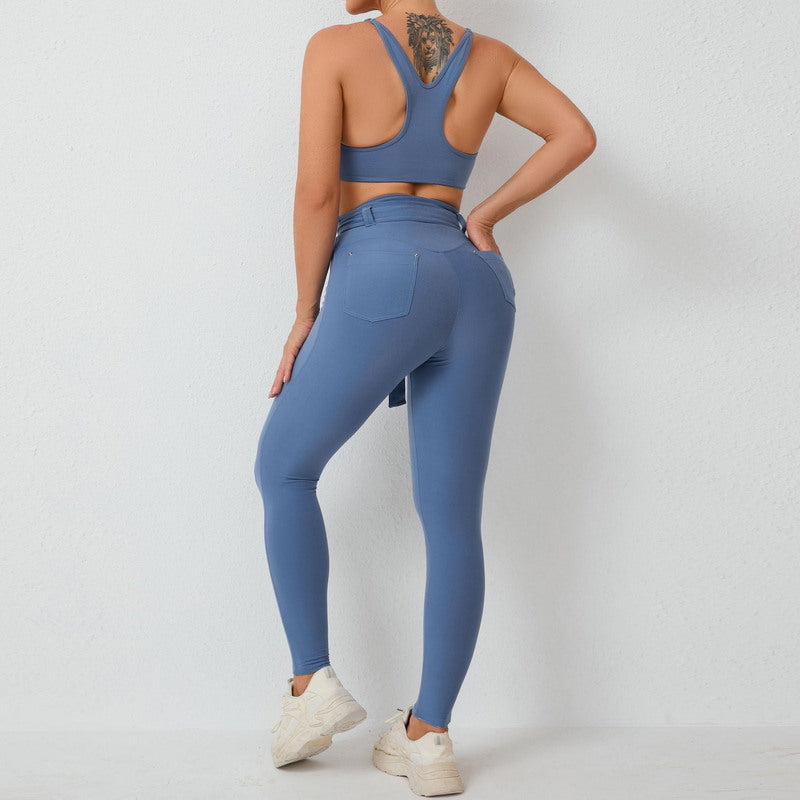 Modern Active Seamless 2-Piece Leggings  Activewear Set