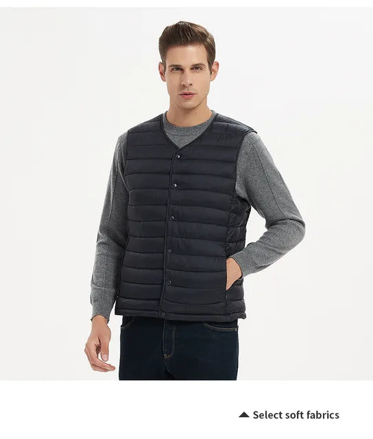 Modern Active Full Zip-Up Puffer Vest Jacket