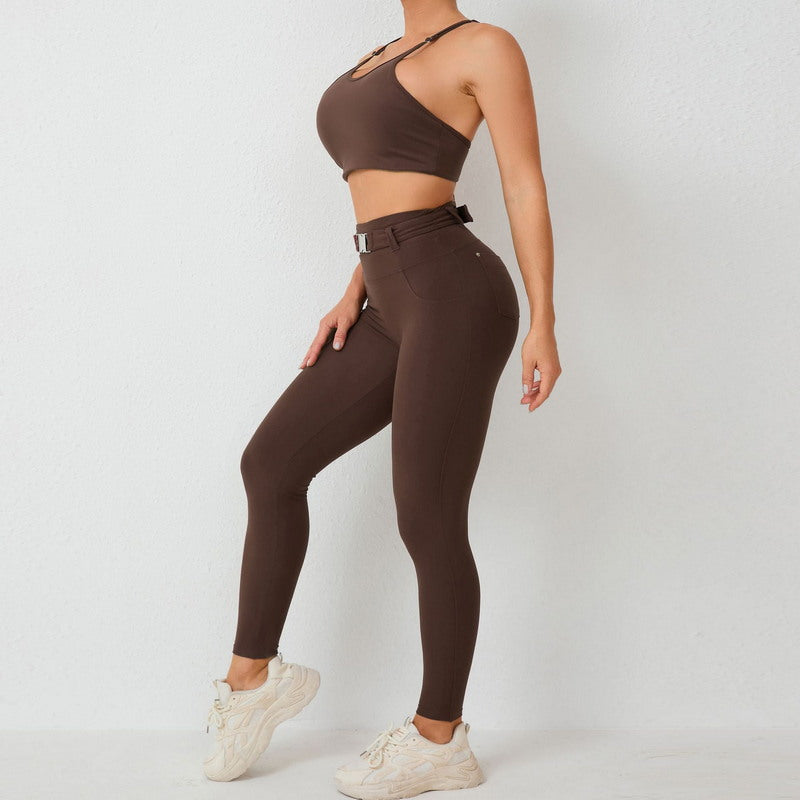 Modern Active Seamless 2-Piece Leggings  Activewear Set