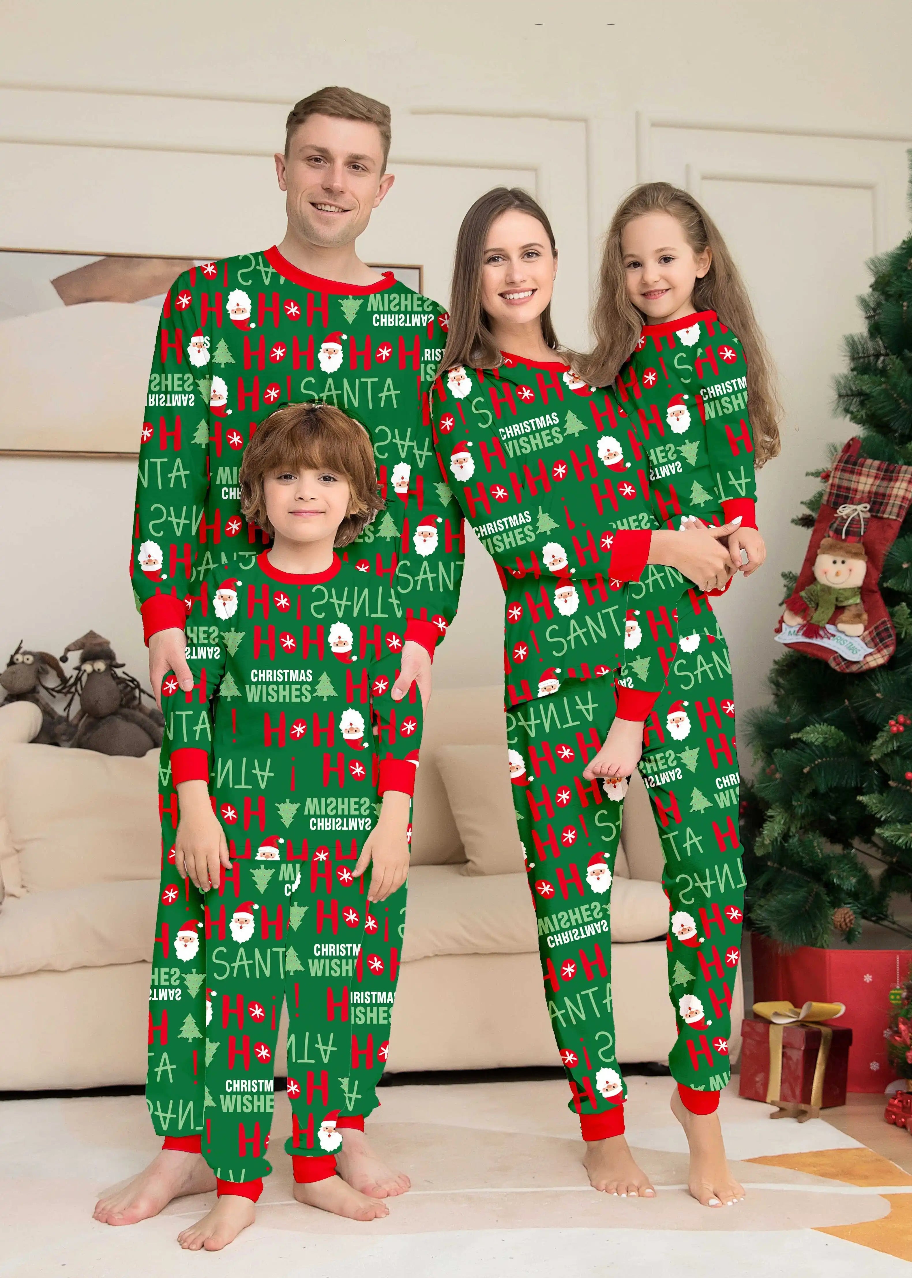 Matching Christmas Wishes Cozy and Festive Christmas Pajamas for the Whole Family