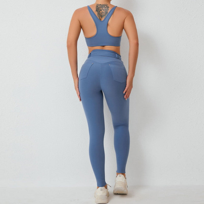 Modern Active Seamless 2-Piece Leggings  Activewear Set