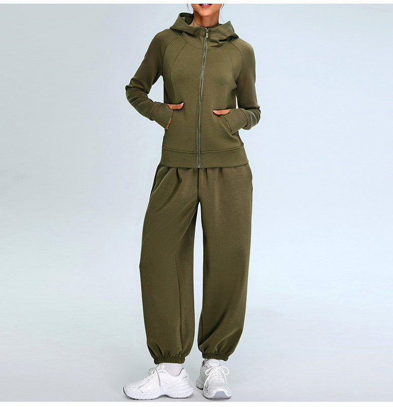 Full-Zip Hoodie and Jogger Set