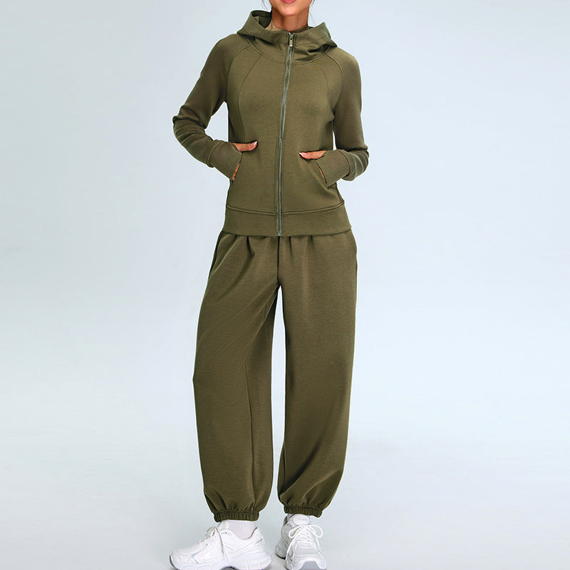 Full-Zip Hoodie and Jogger Set