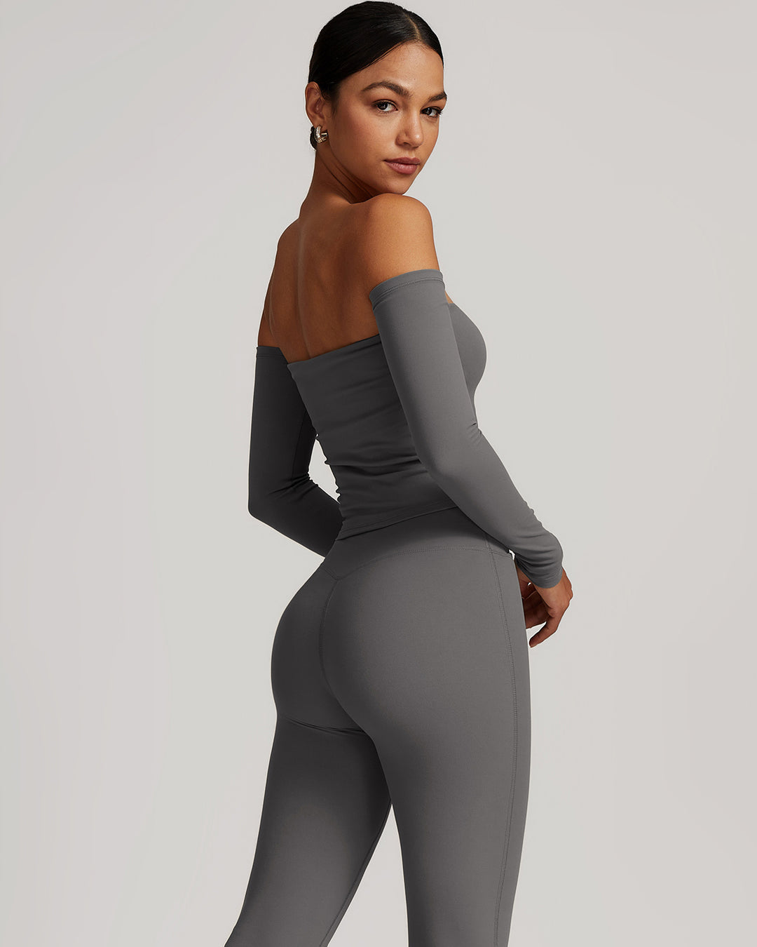 Seamless Zip-Up Long Sleeve Sports Top