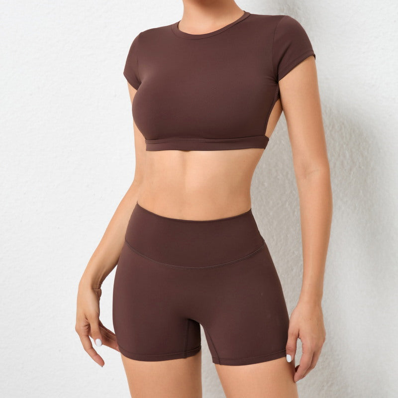 Modern Active Seamless 2-Piece Shorts  Activewear Set