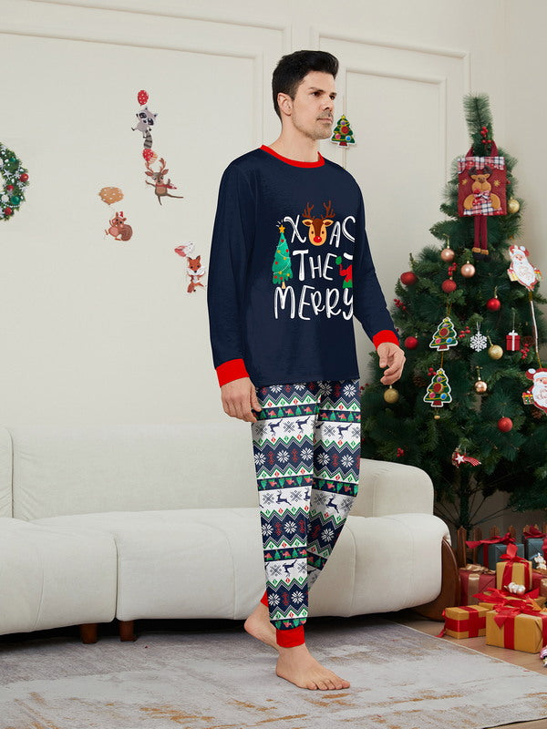 Matching Merry Christmas Trees Print Cozy and Festive Christmas Pajamas for the Whole Family