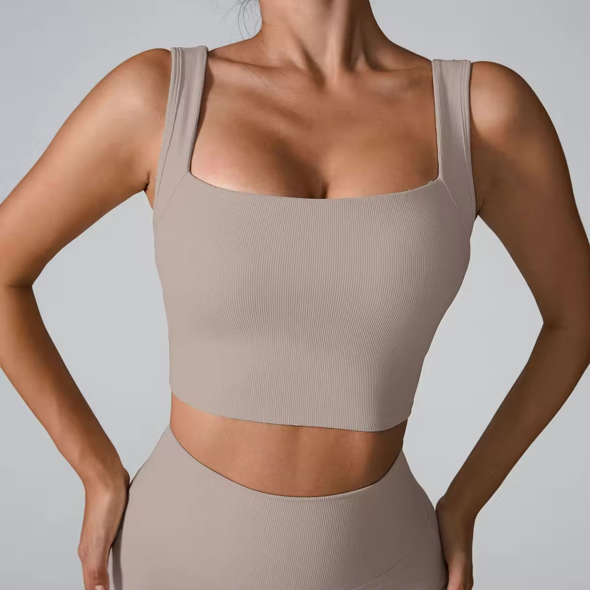 Back Cut-Out Sports Yoga Vest