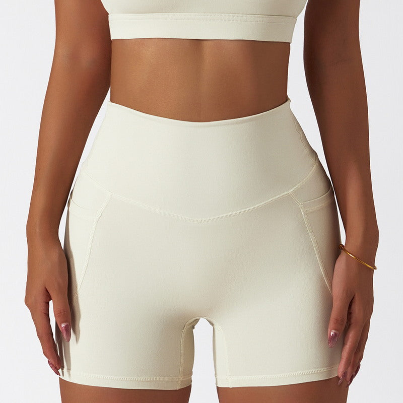 Yoga Shorts with Side Pockets