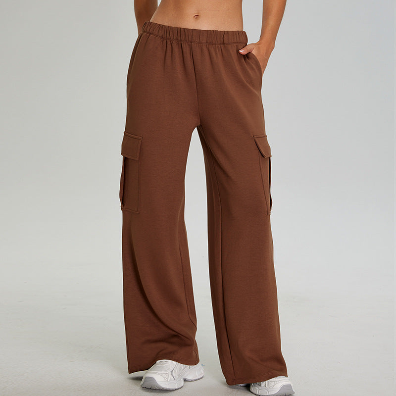 High-Waisted Cargo Pants