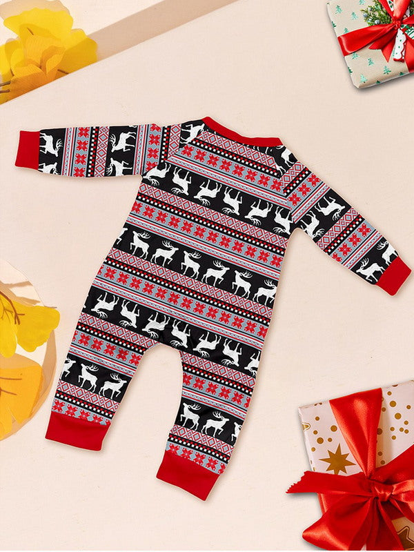 Matching Merry Christmas Reindeer Print Cozy and Festive Christmas Pajamas for the Whole Family