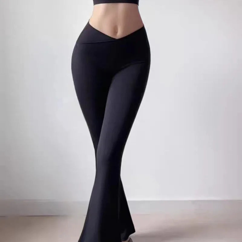 Modern Active Workout Seamless Gym Leggings Fitness Wear Clothes Yoga Pants Flare Leggings