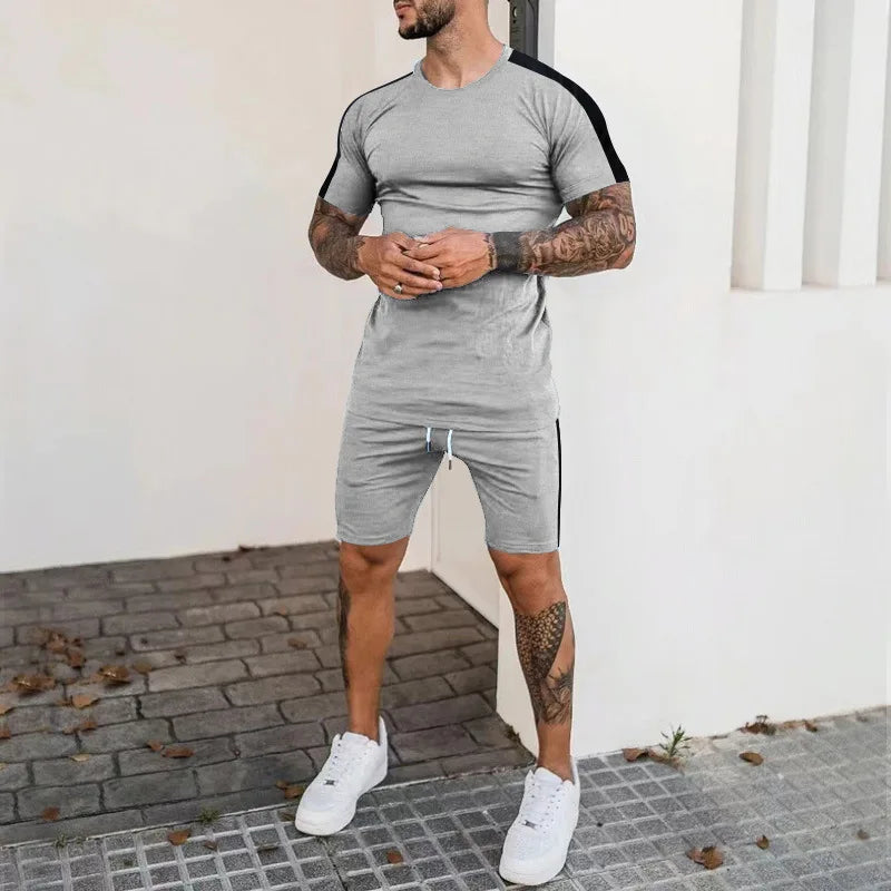 Modern Active Summer Fitness Wear Two Piece Casual Sports Set