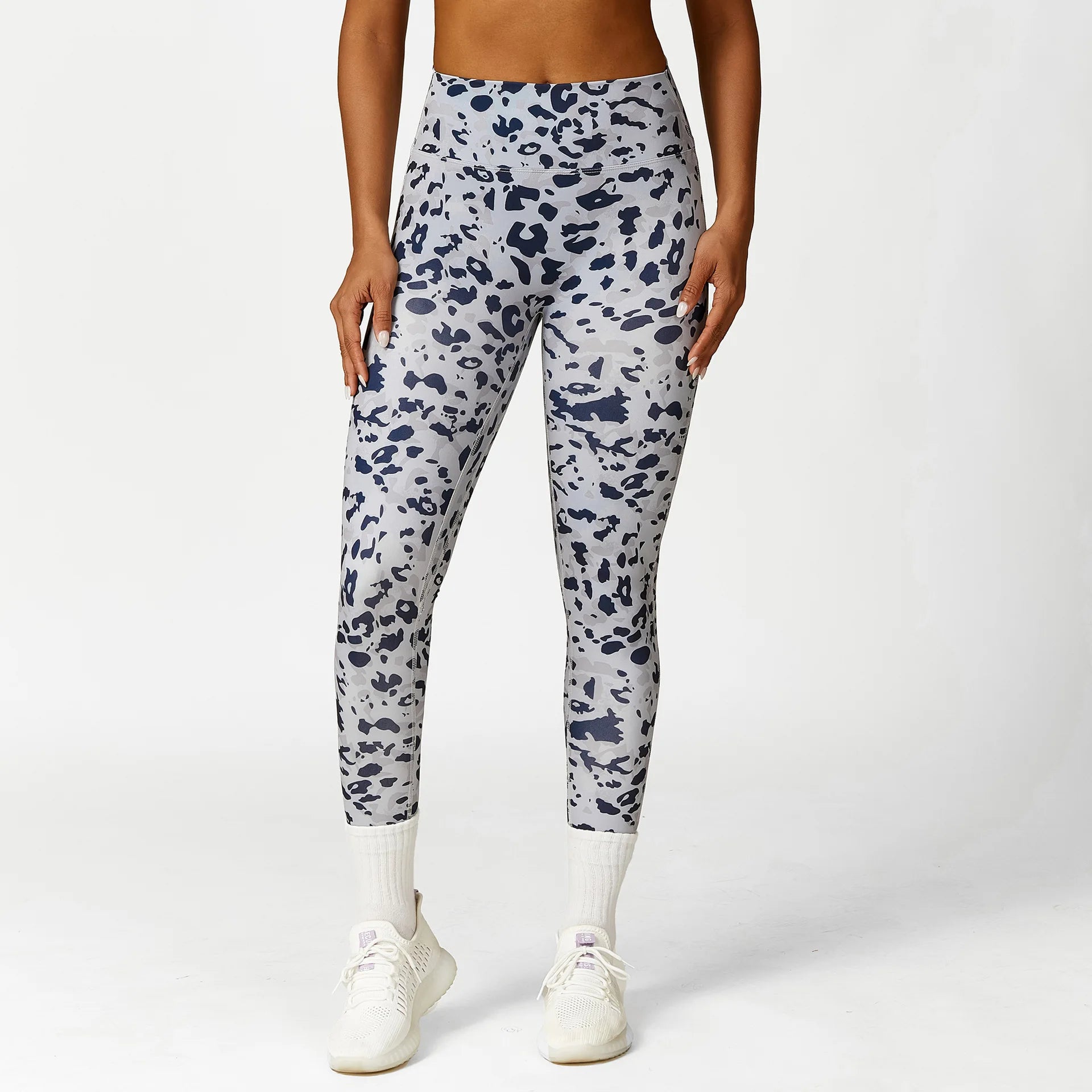 Modern Active Leopard Print Leggings - Quick Dry, Anti-Odor 