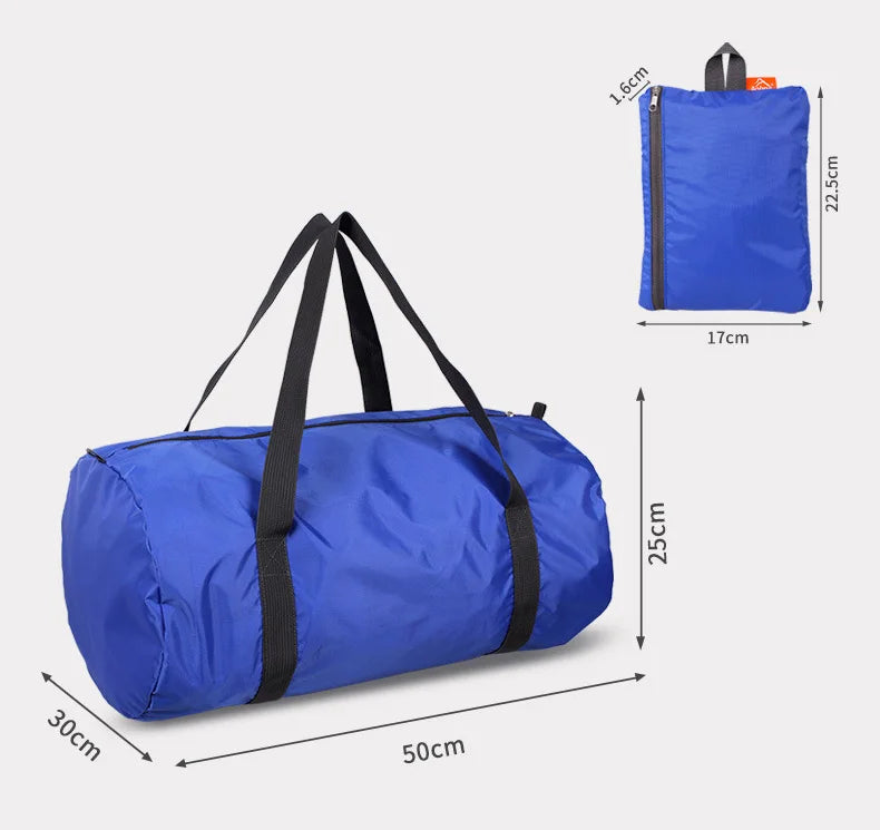 AquaFlex Foldable Travel Duffel Bag-Modern Active