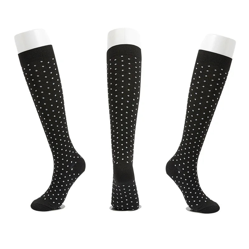 Pack of 5 PrecisionFit Elite Compression Socks: Unisex Performance Running Gear for Nurse, Sport and Fitness Enthusiasts-Modern Active