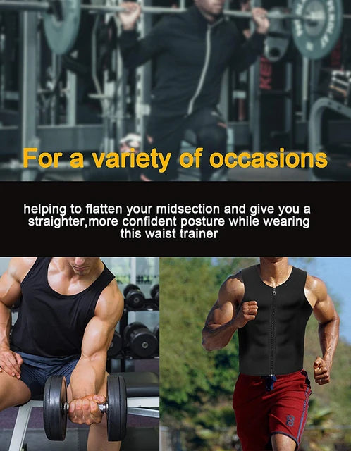 Modern Active Neoprene Sweat Body Compression Workout Tank Top Vest