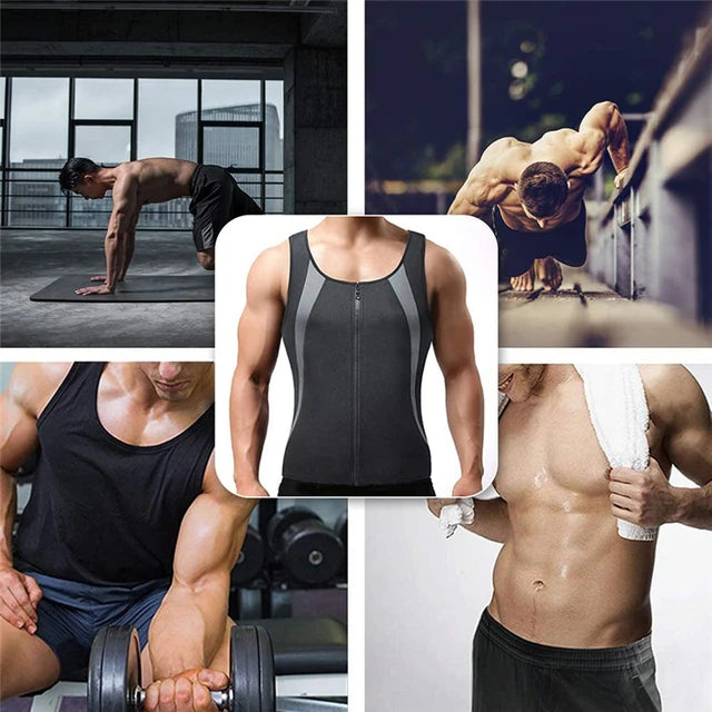 Modern Active Neoprene Sweat Body Compression Workout Tank Top Vest