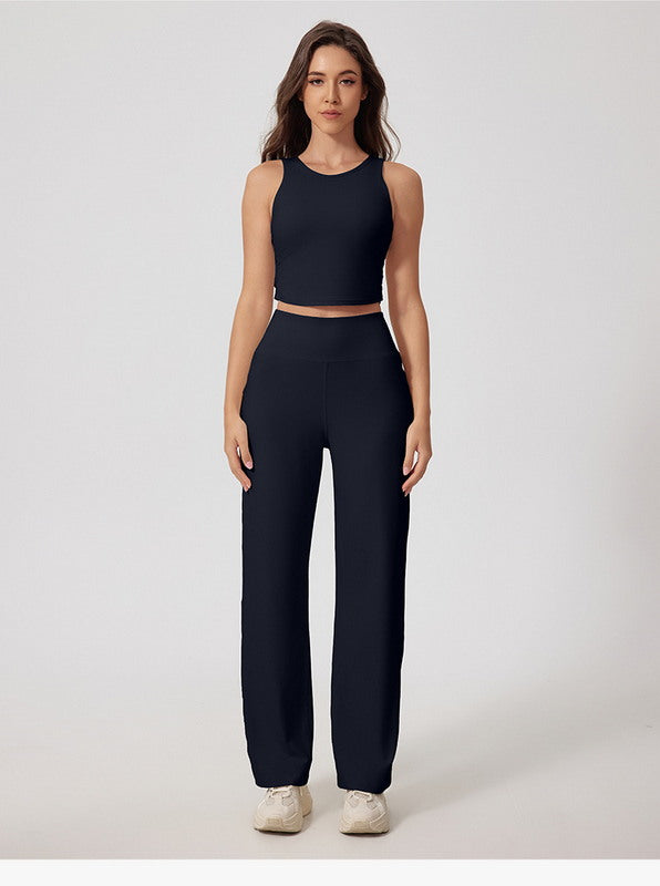 SculptStretch Wide-Leg Pants