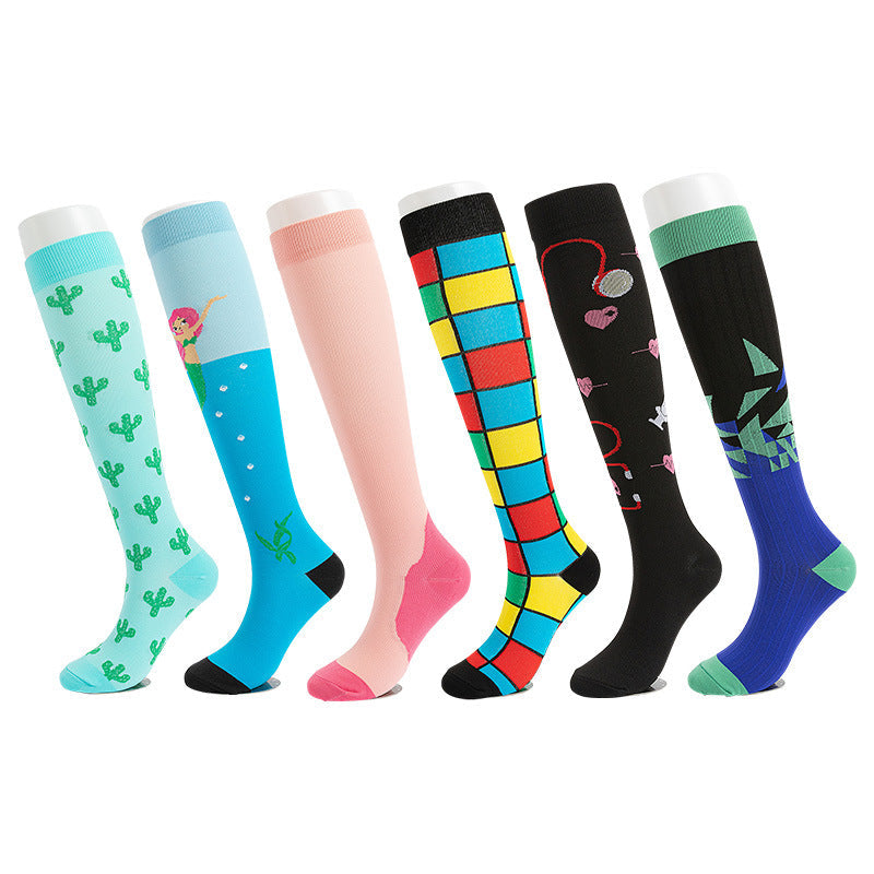 Pack of 5 ProPulse Performance Socks: Unisex Compression Excellence for Nurses, Sports, and Fitness Enthusiasts-Modern Active