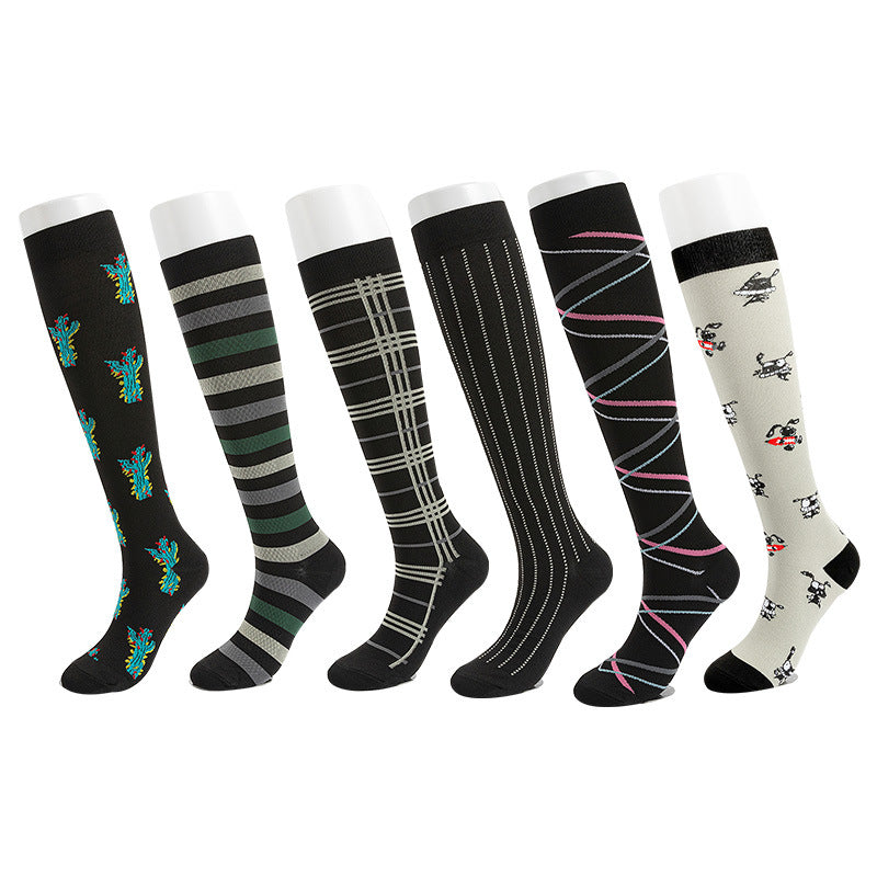 Pack of 5 ProPulse Performance Socks: Unisex Compression Excellence for Nurses, Sports, and Fitness Enthusiasts-Modern Active