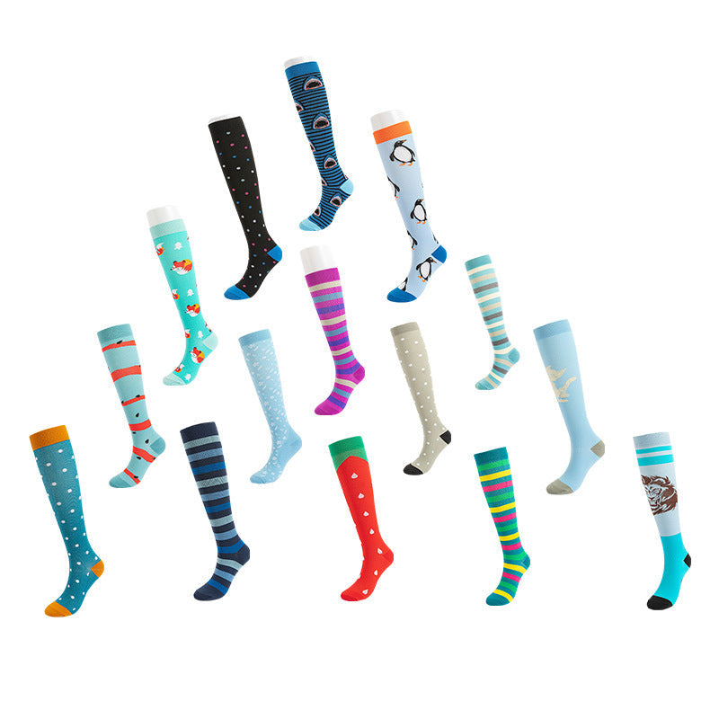 Pack of 5 ProPulse Performance Socks: Unisex Compression Excellence for Nurses, Sports, and Fitness Enthusiasts-Modern Active