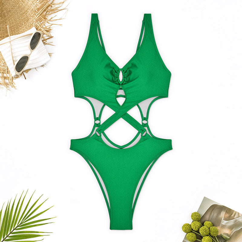 SunSiren Hollow-Out Micro Bikini Swimsuit