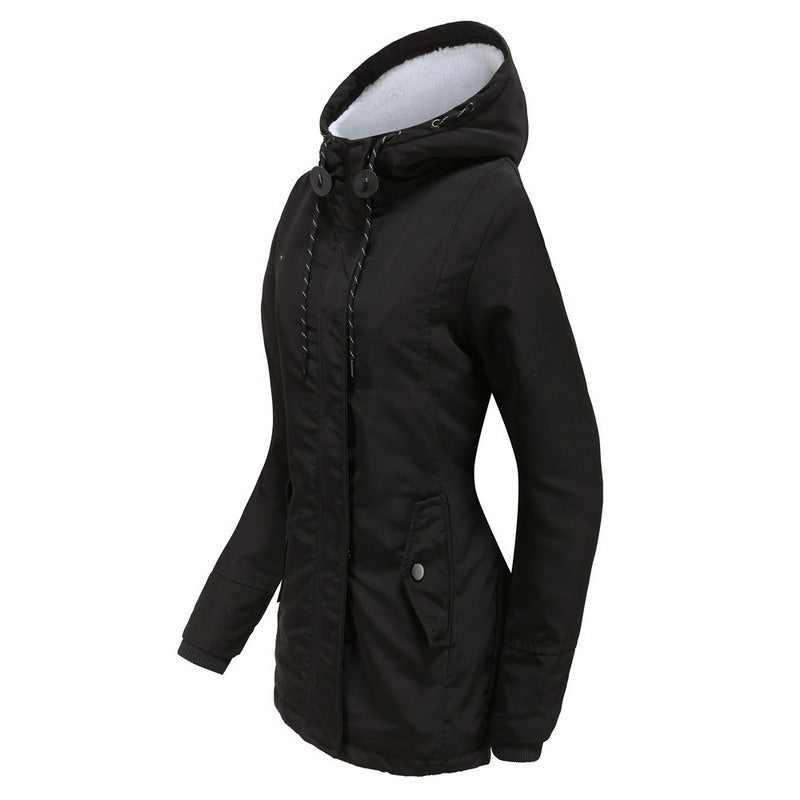 ArcticTrek Hooded Long Parka Fleece  Coat-Modern Active