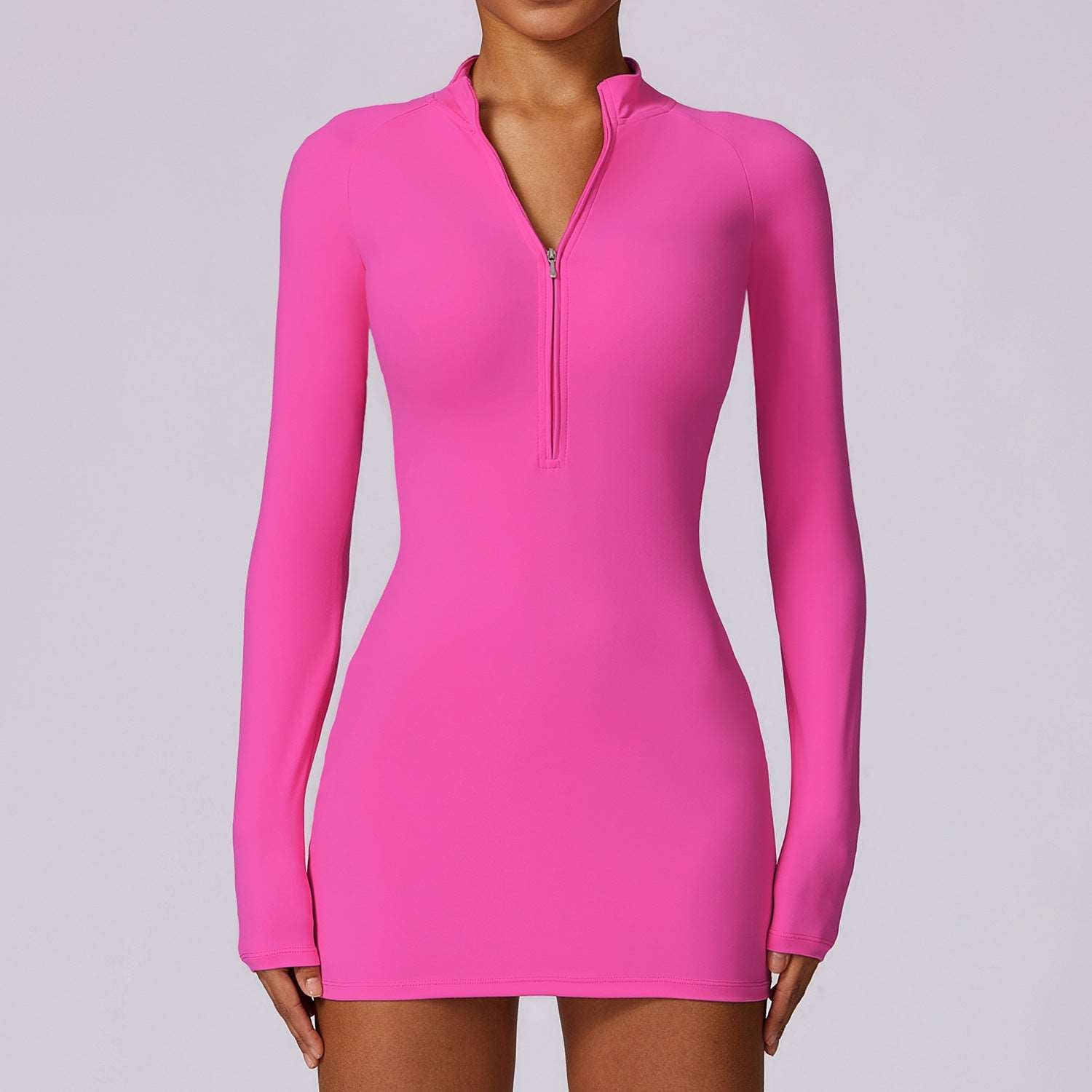 Active Fusion Long Sleeve Sports Dress-Modern Active