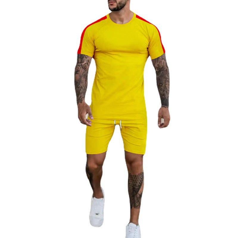 Modern Active Summer Fitness Wear - Quick Dry, Breathable Two Piece Casual Sports Set