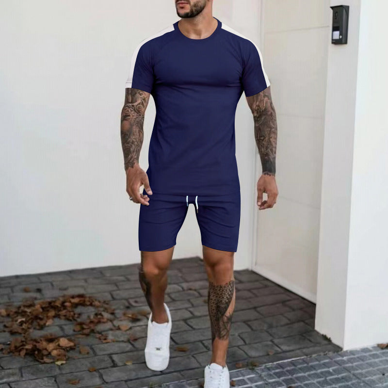 Modern Active Summer Fitness Wear - Quick Dry, Breathable Two Piece Casual Sports Set