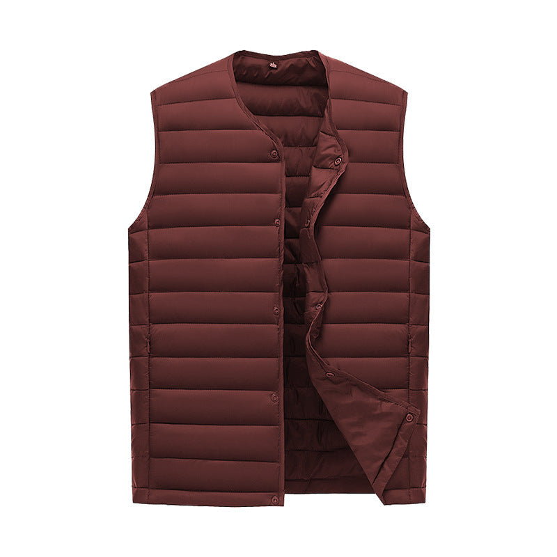 Modern Active Full Zip-Up Puffer Vest Jacket