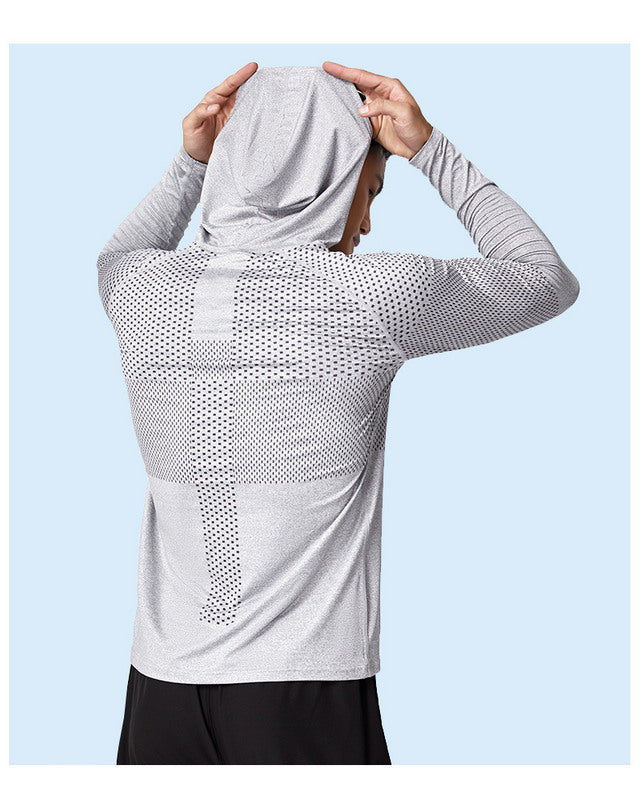 Modern Active Long Sleeve Hooded Active Shirt