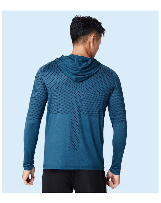 Modern Active Long Sleeve Hooded Active Shirt