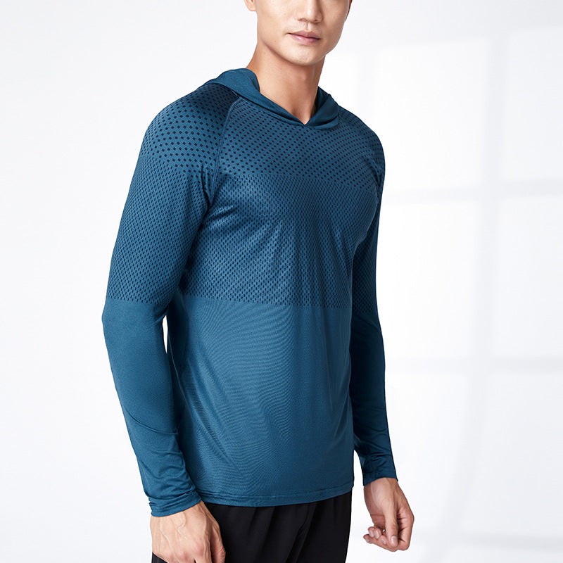 Modern Active Long Sleeve Hooded Active Shirt