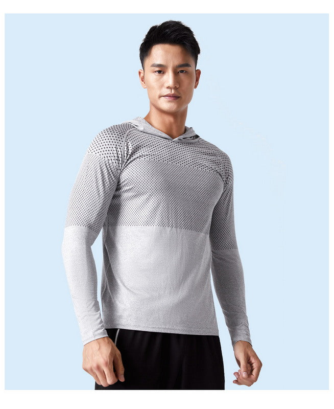 Modern Active Long Sleeve Hooded Active Shirt