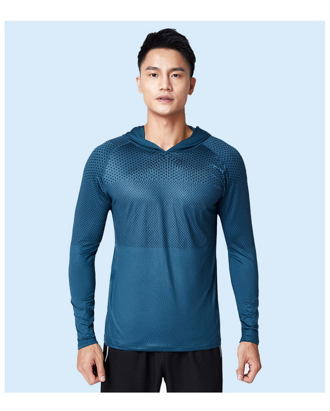 Modern Active Long Sleeve Hooded Active Shirt