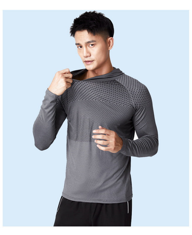 Modern Active Long Sleeve Hooded Active Shirt