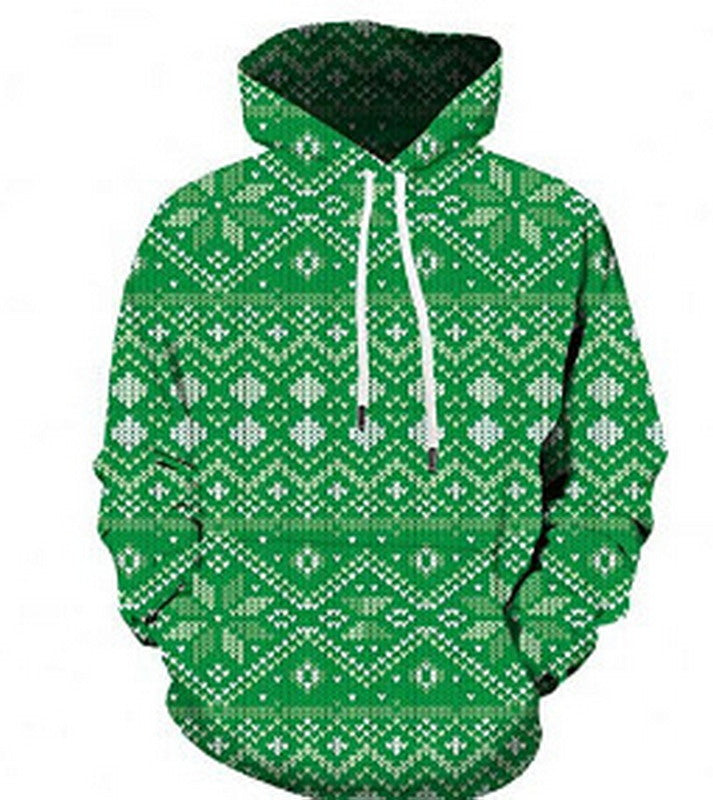 Modern Active Unisex Ugly Christmas Hooded Sweater