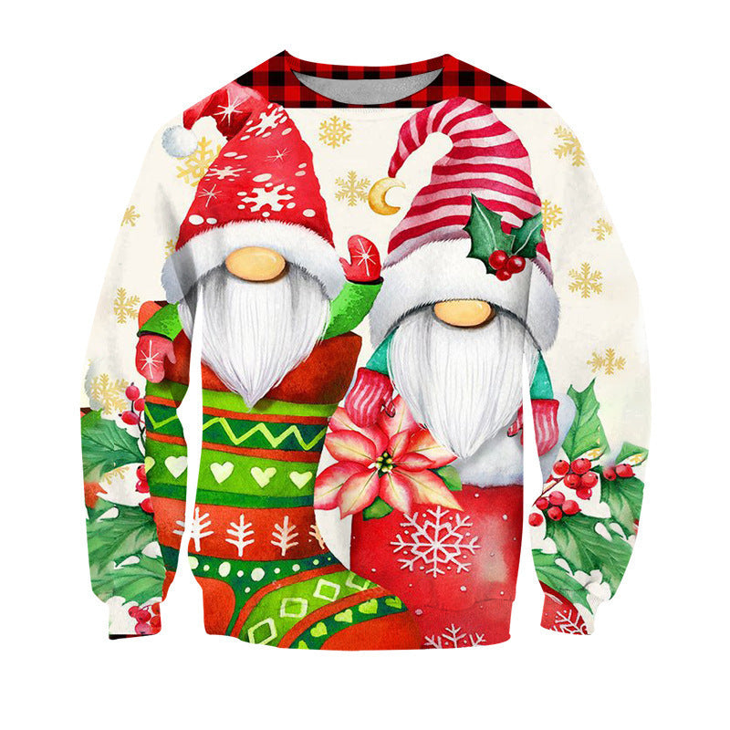 Modern Active Unisex Ugly Christmas Gnomes Sweater