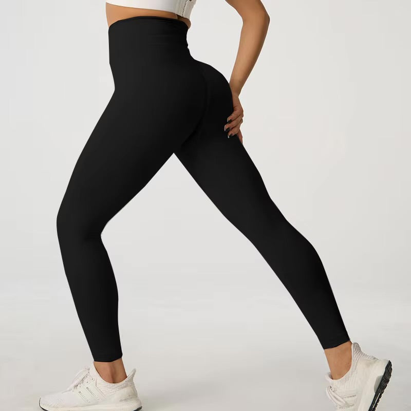 Seamless High-Waist Ankle-Length Leggings