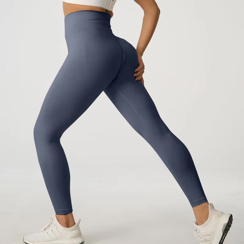 Seamless High-Waist Ankle-Length Leggings