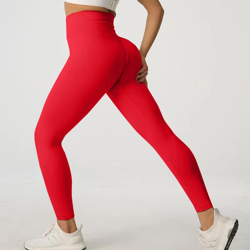 Seamless High-Waist Ankle-Length Leggings