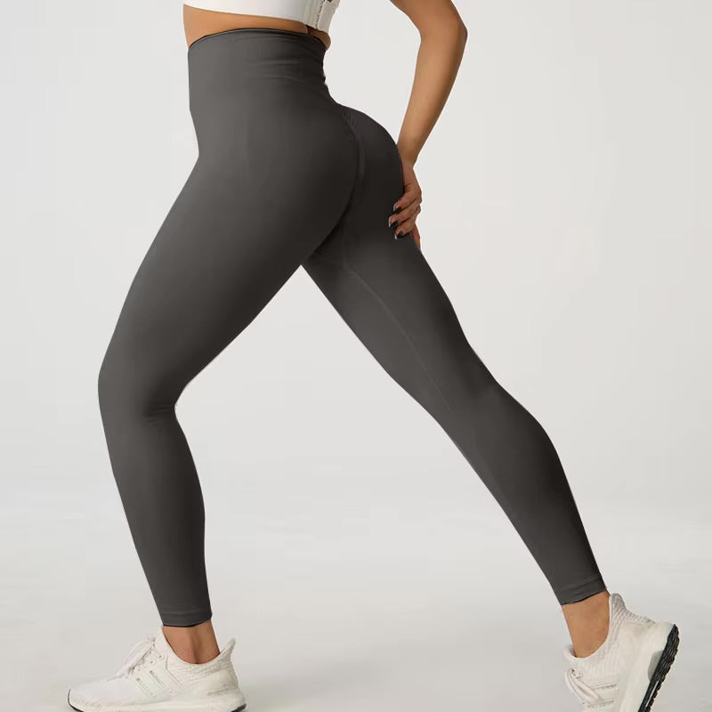 Seamless High-Waist Ankle-Length Leggings