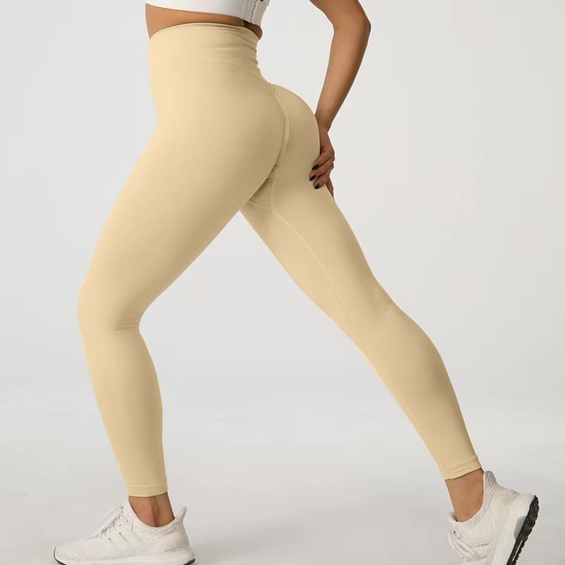 Seamless High-Waist Ankle-Length Leggings