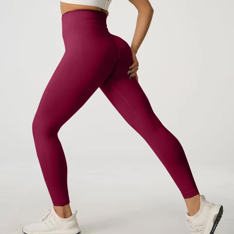 Seamless High-Waist Ankle-Length Leggings